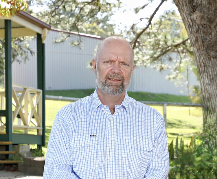 portrait of principal Mr Patterson